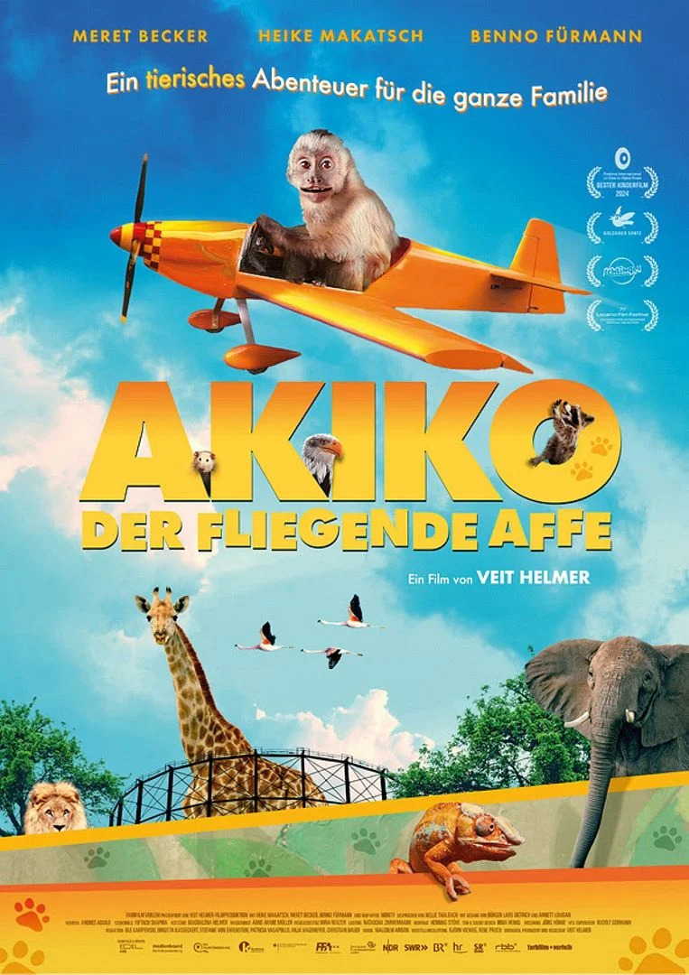 Akiko, der fliegende Affe Cinema Poster